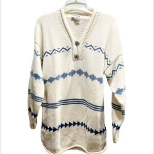 VINTAGE AVON 2 Button Navajo Sweater Size M/L